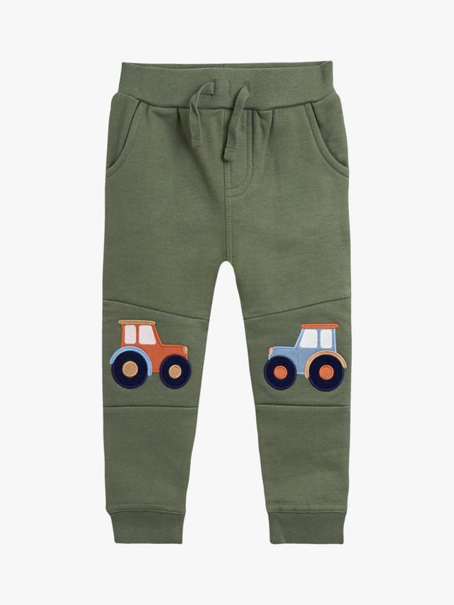 Детские хлопковые джоггеры с T-Rex JoJo Maman Bébé, Pack of 2, Khaki — фото 2