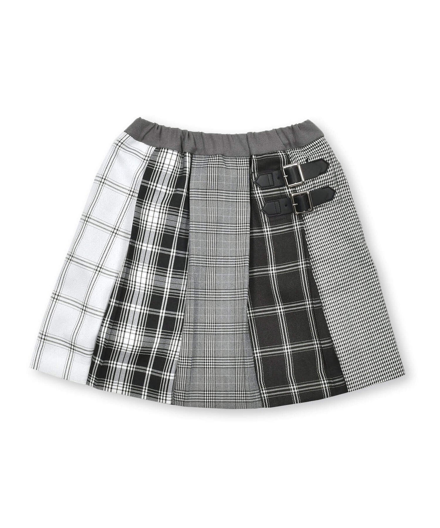 Подходящая клетчатая юбка (100-150 см) BeBe, Black