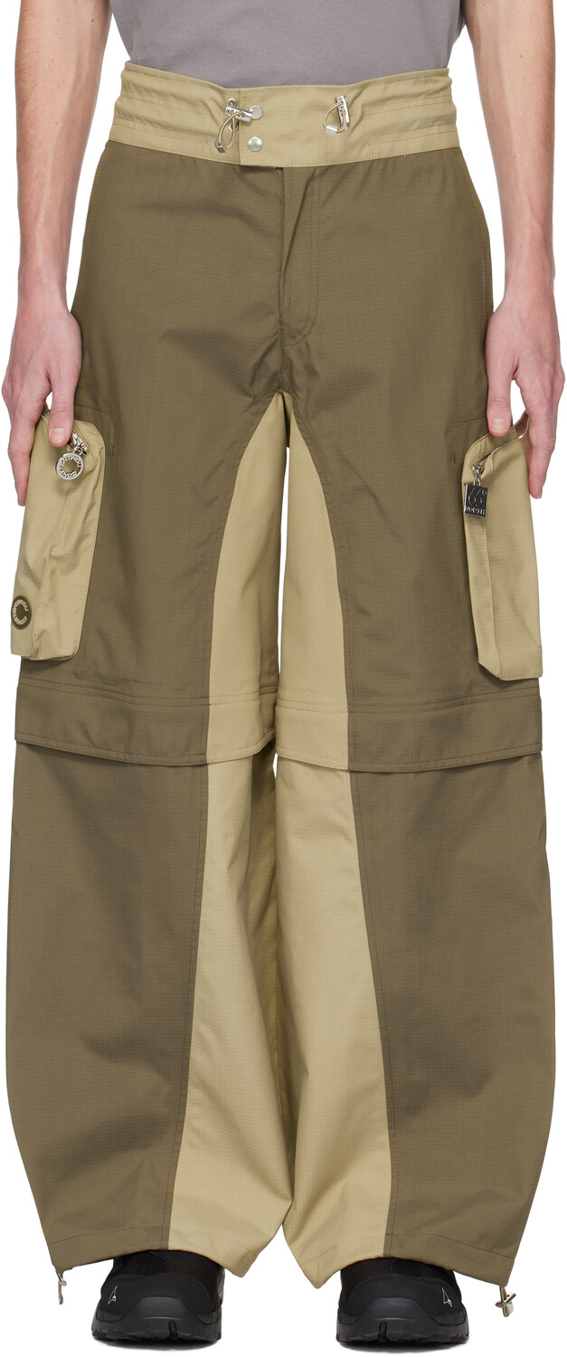 

Брюки-карго Khaki 66 North Edition с застежкой-молнией Shell Charlie Constantinou