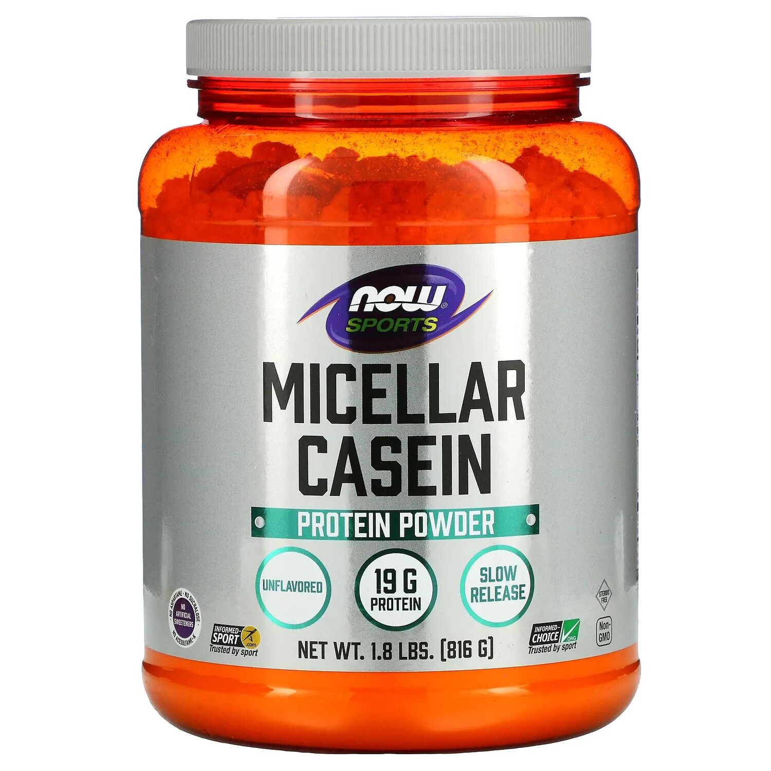 

Now Foods Sports Instantized Micellar Casein 1.8 lbs