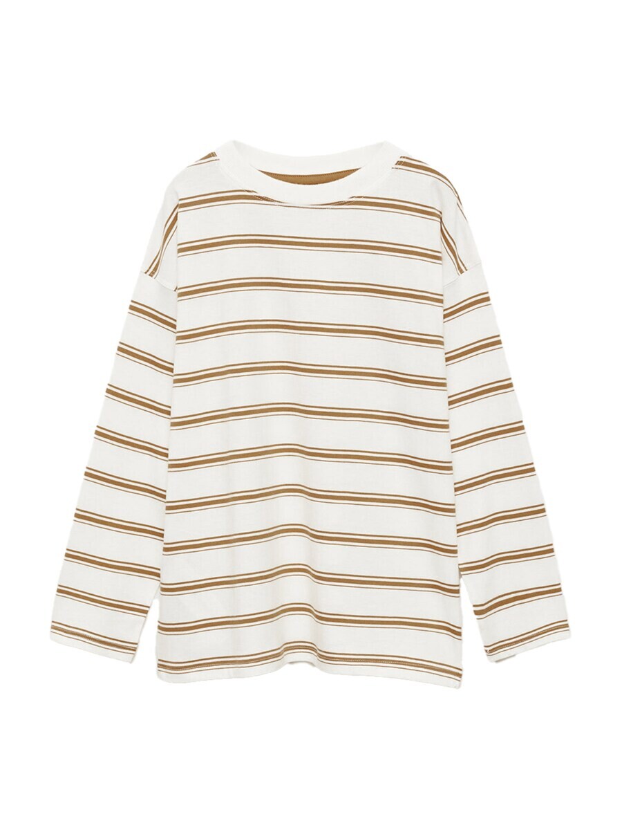 

Лонгслив MANGO KIDS Shirt NORETRO, белый