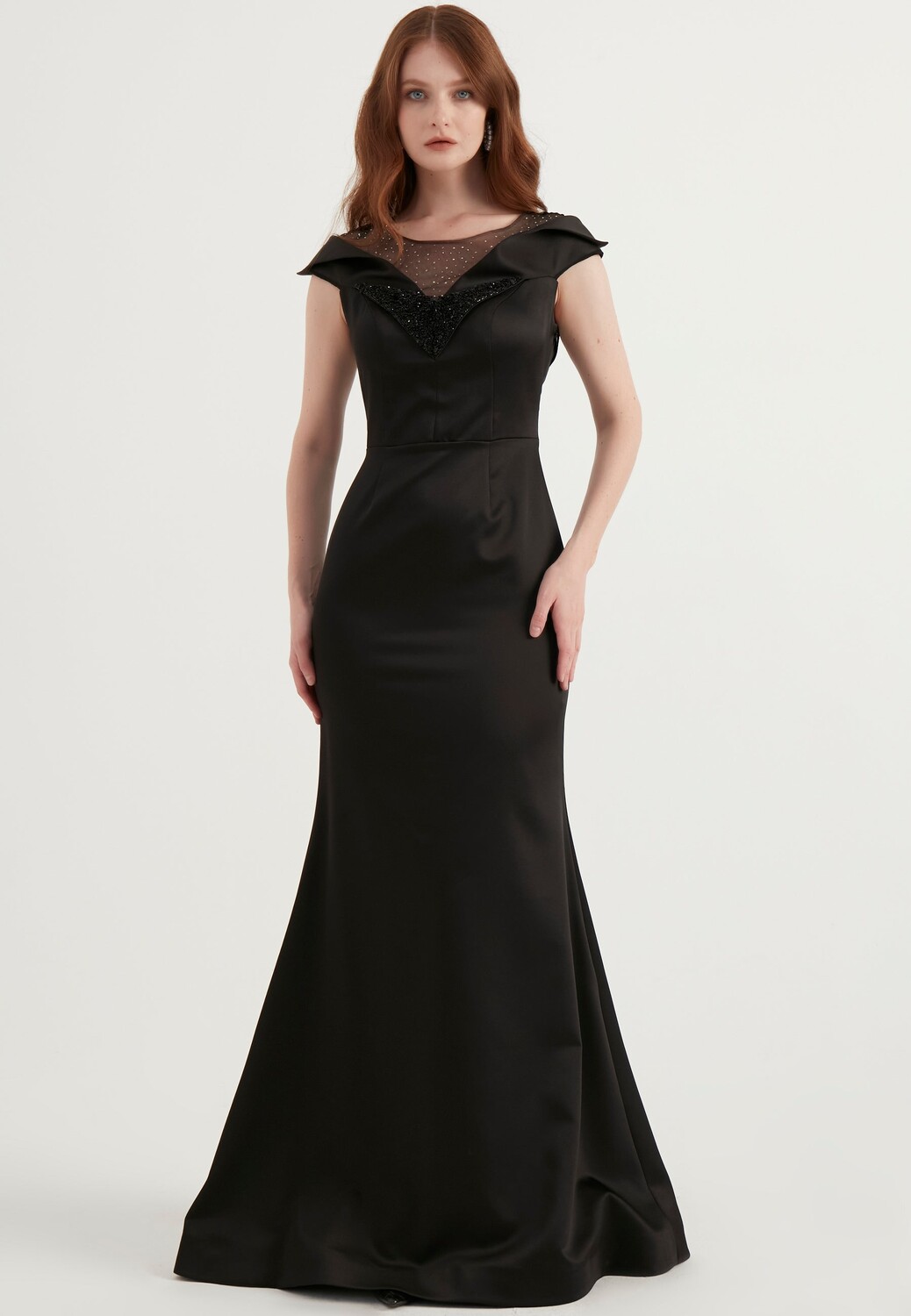 

Вечернее платье из фатина Herita, черный