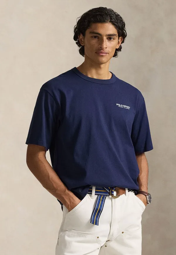 Футболка-Поло свободного кроя с принтом Polo Ralph Lauren, Cruise Navy