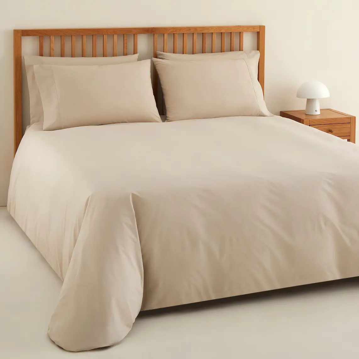 

Пододеяльник Essential Percale, хлопок, 180 ниток El Corte Inglés, бежевый