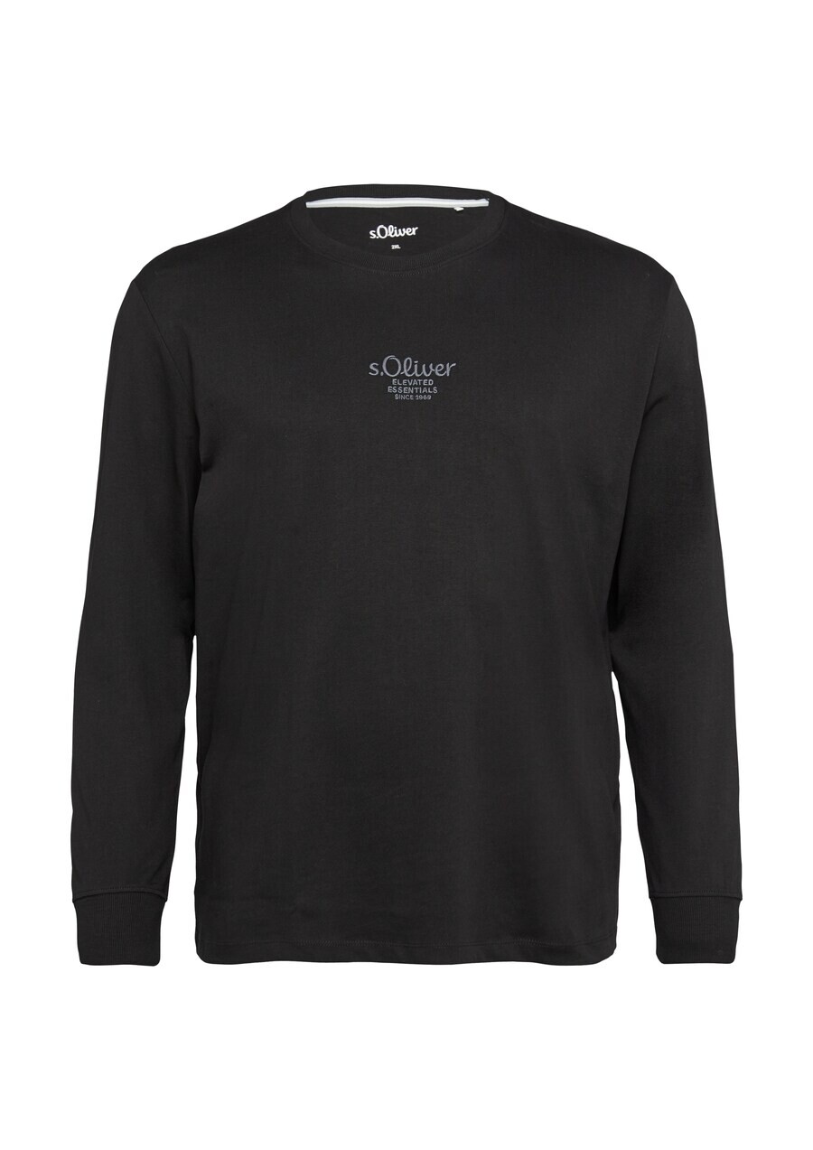 

Лонгслив s.Oliver Shirt, черный