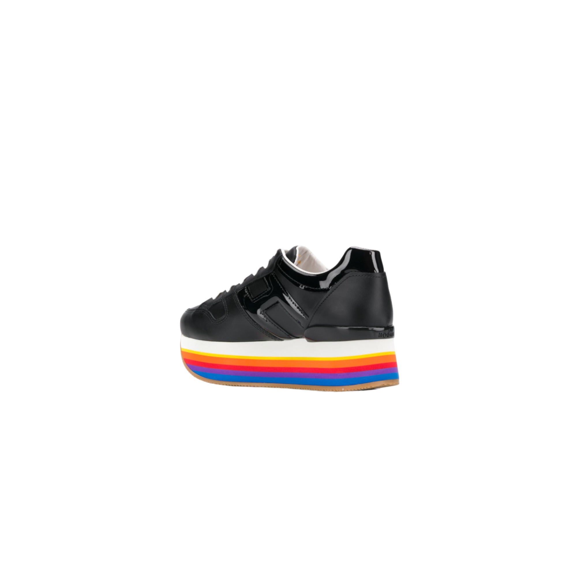 Hogan H421 Micro Rainbow Платформенные кроссовки, черный — фото 3