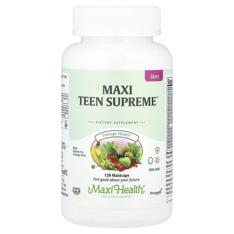 

Maxi Health, Maxi Teen Supreme , для нее, 120 капсул