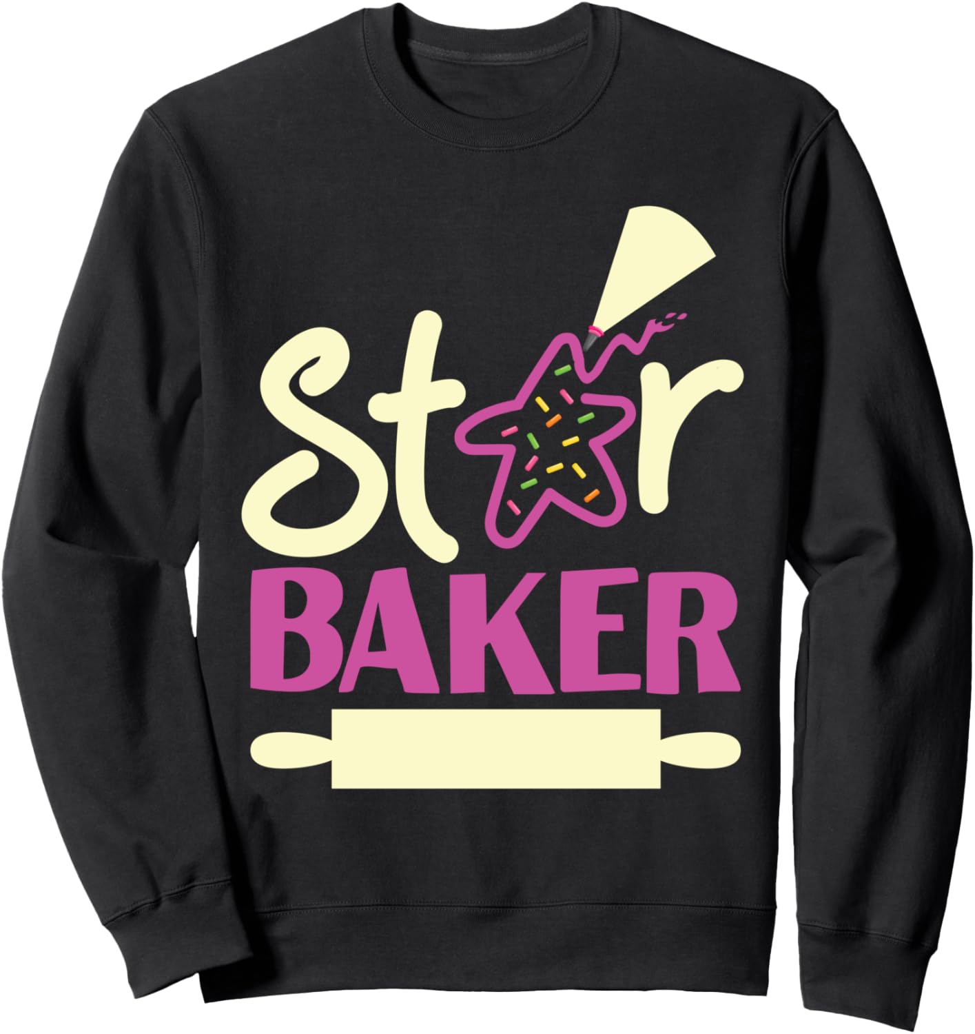 

Толстовка с изображением пекаря и печенья в форме звезды, черная Baker Pastry Chef Bakery Hs0, Черный, Толстовка с изображением пекаря и печенья в форме звезды, черная Baker Pastry Chef Bakery Hs0