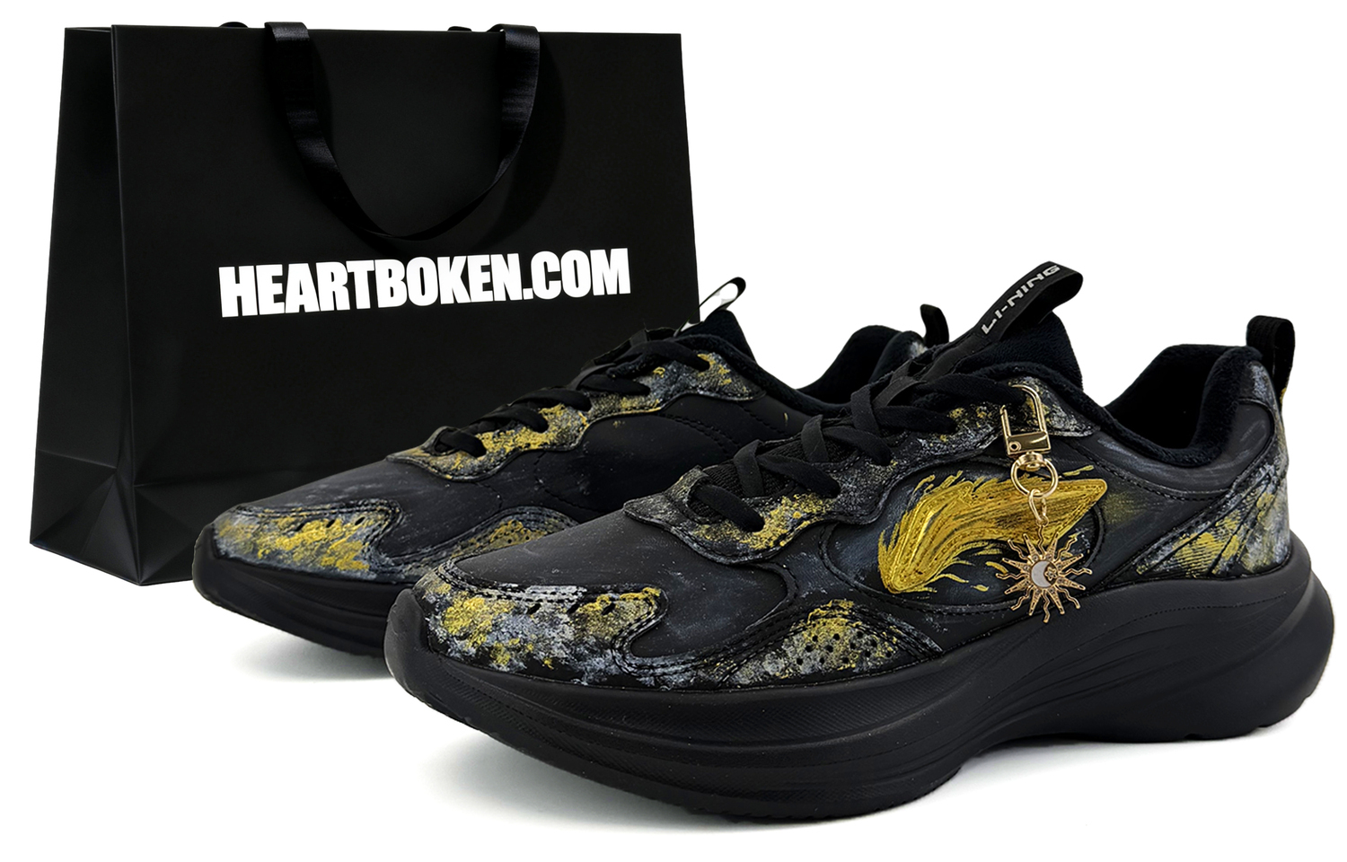 

Li Ning Light Breeze V2 с амортизацией, устойчивые к истиранию и скольжению, низкие Li-Ning, черный