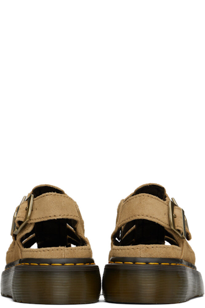 Замшевые сандалии для рыбалки Tan Wrenlie Bronx Dr. Martens — фото 2