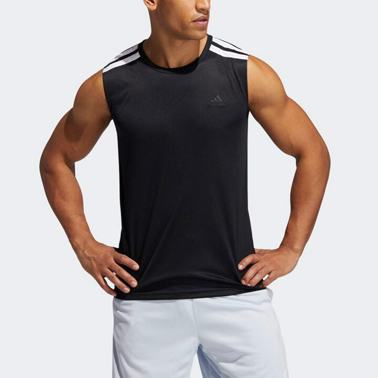Мужская баскетбольная жилетка Adidas All World SL 2.0, черная — фото 3