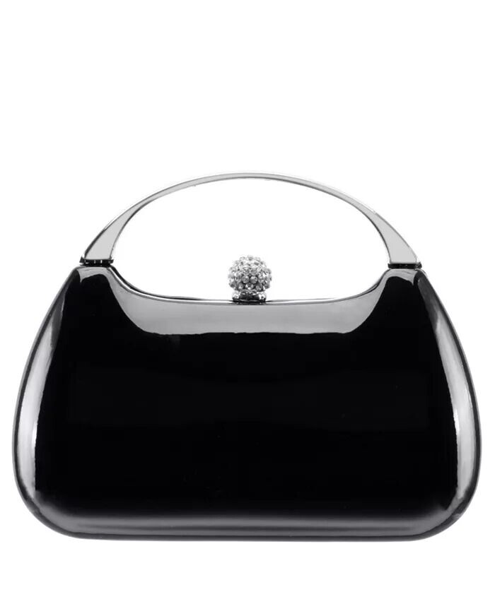 

Женская сумка Minaudiere металлик с металлической ручкой Nina, розовый