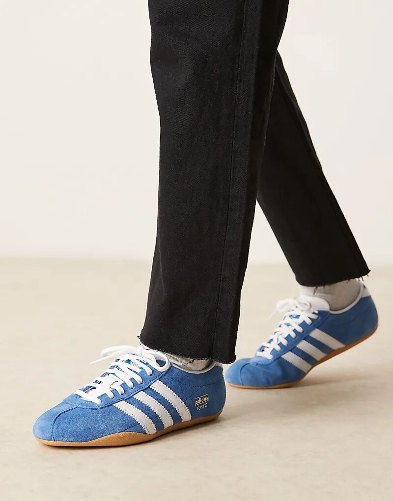 Кроссовки adidas Originals Tokyo синего и белого цвета — фото 2