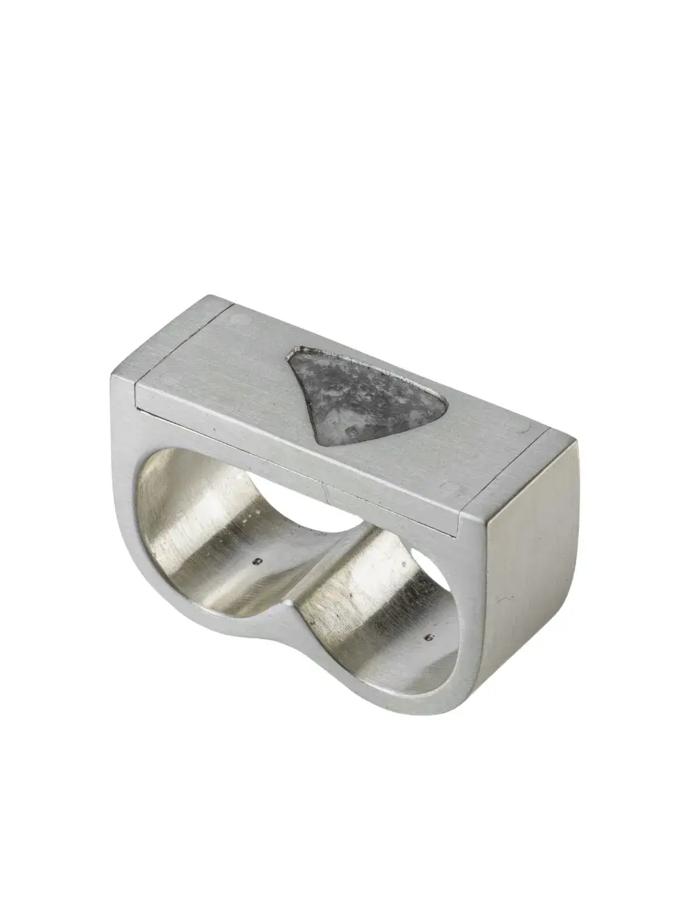 

Кольцо Plate Double с бриллиантами Parts Of Four, серебристый