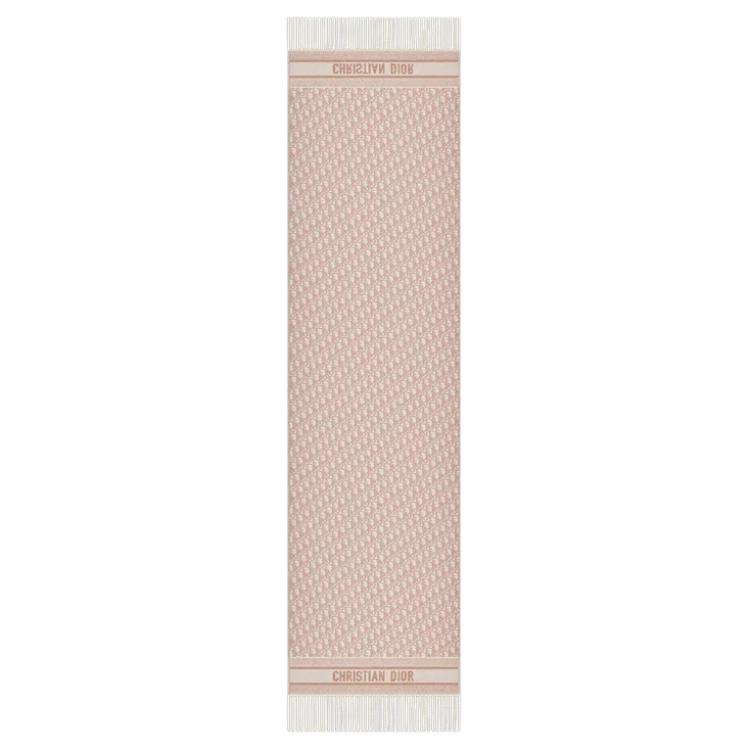 DIOR Шарф из кашемира для женщин, цвет beige — фото 3