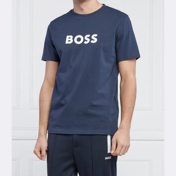 

Футболка стандартного кроя Boss, синий