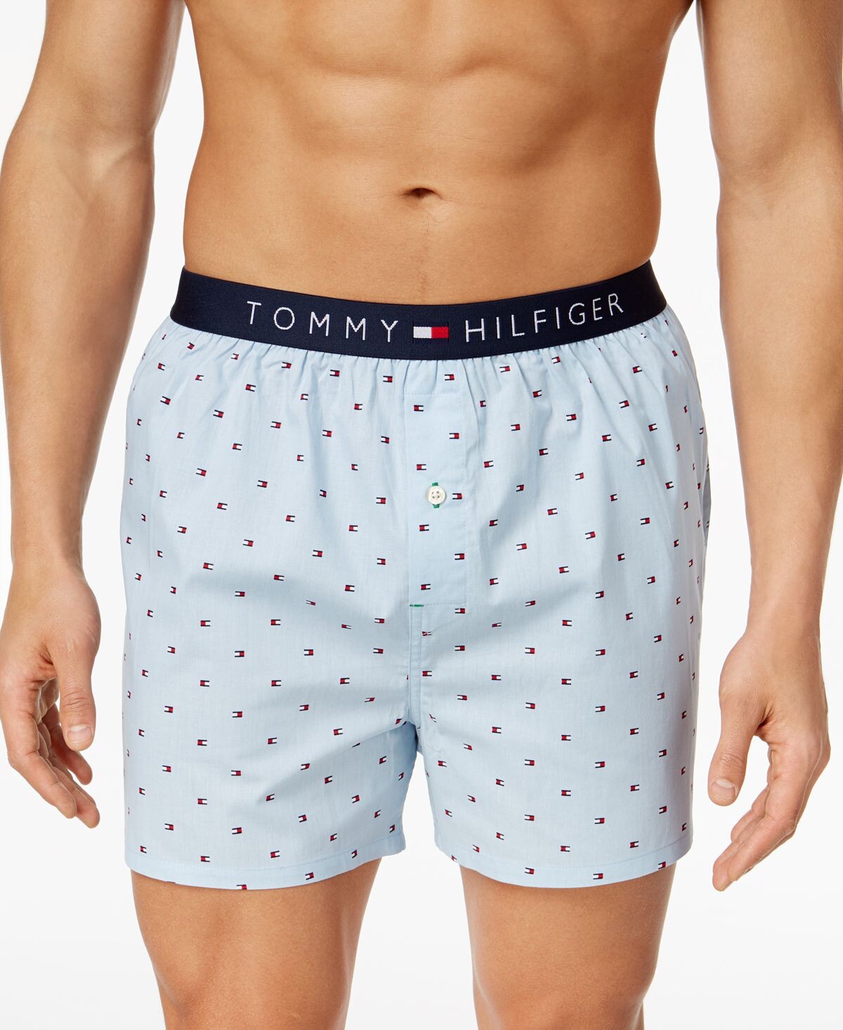

Мужские хлопковые боксеры с логотипом и флагом Tommy Hilfiger