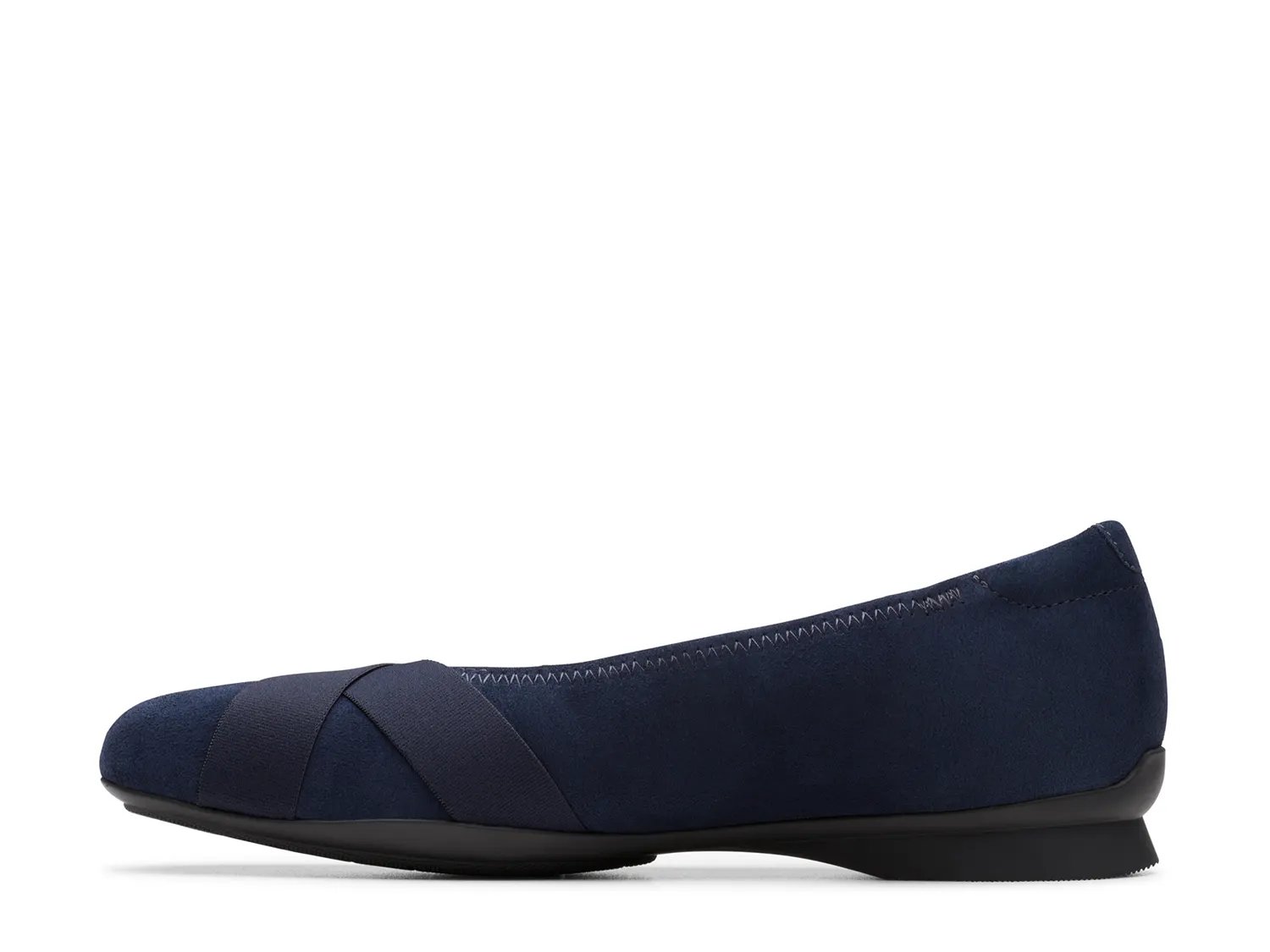 Слипоны Clarks Jazmynn Gem Slip-On, Navy Suede — фото 3
