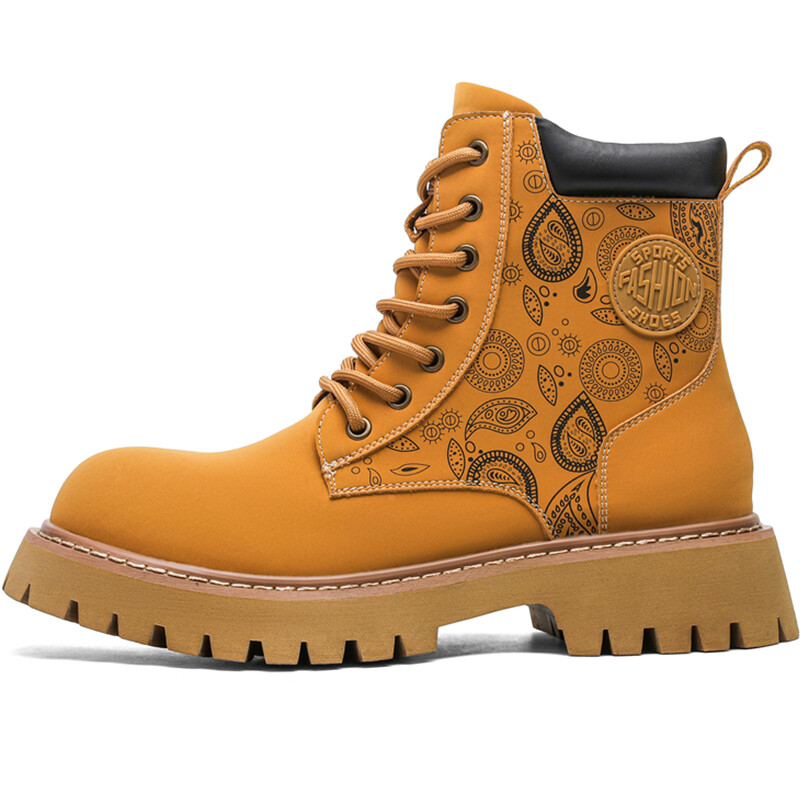 

Мужские ботинки Cahhrrn X Martin Boot Men Beige Zhengran