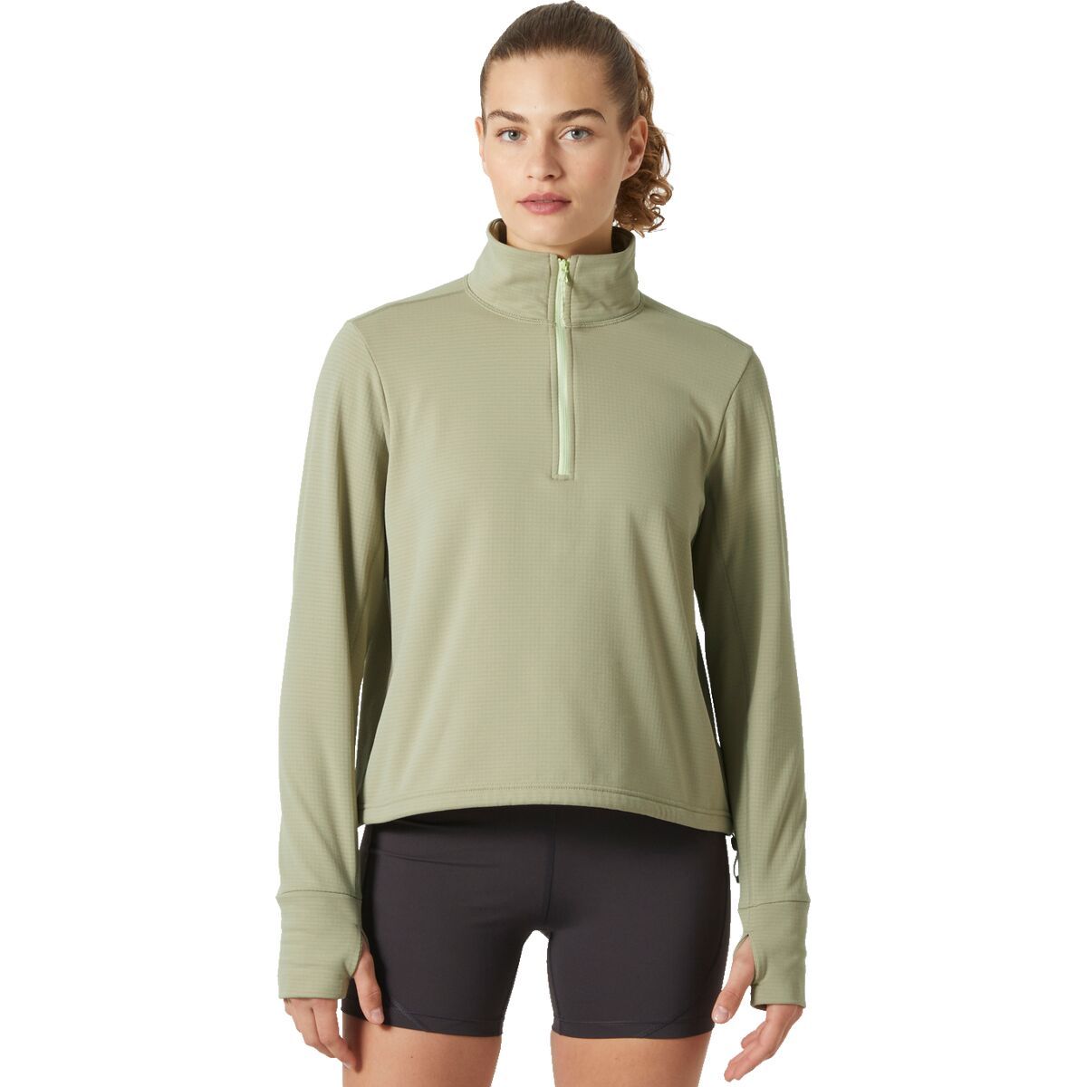 

Версалайт утепленный флисовый пуловер с кулиской Helly Hansen, цвет light lav