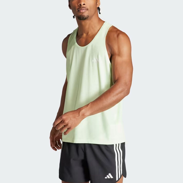 Майка мужская светло-зеленый Adidas, светло-зеленый — фото 2