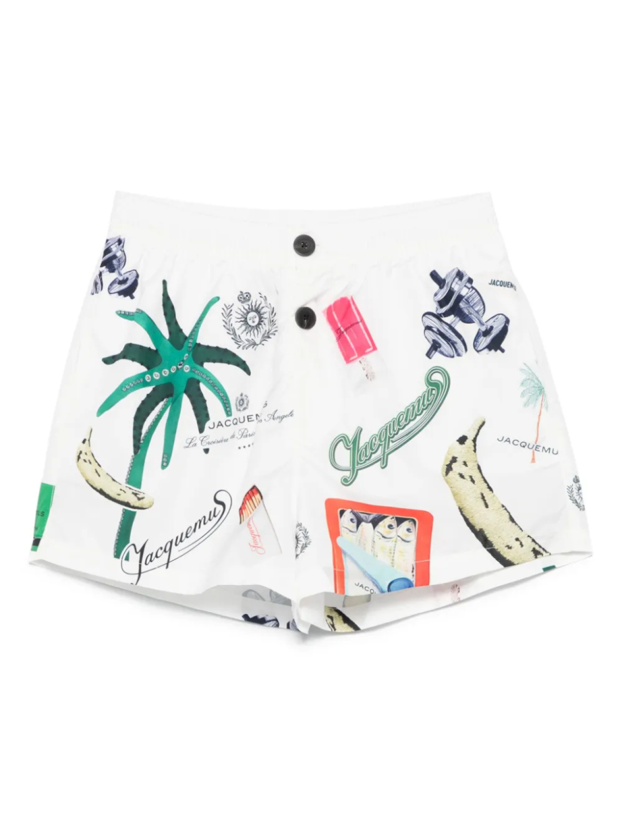 

Плавки-шорты Le Maillot Puntini Jacquemus, белый