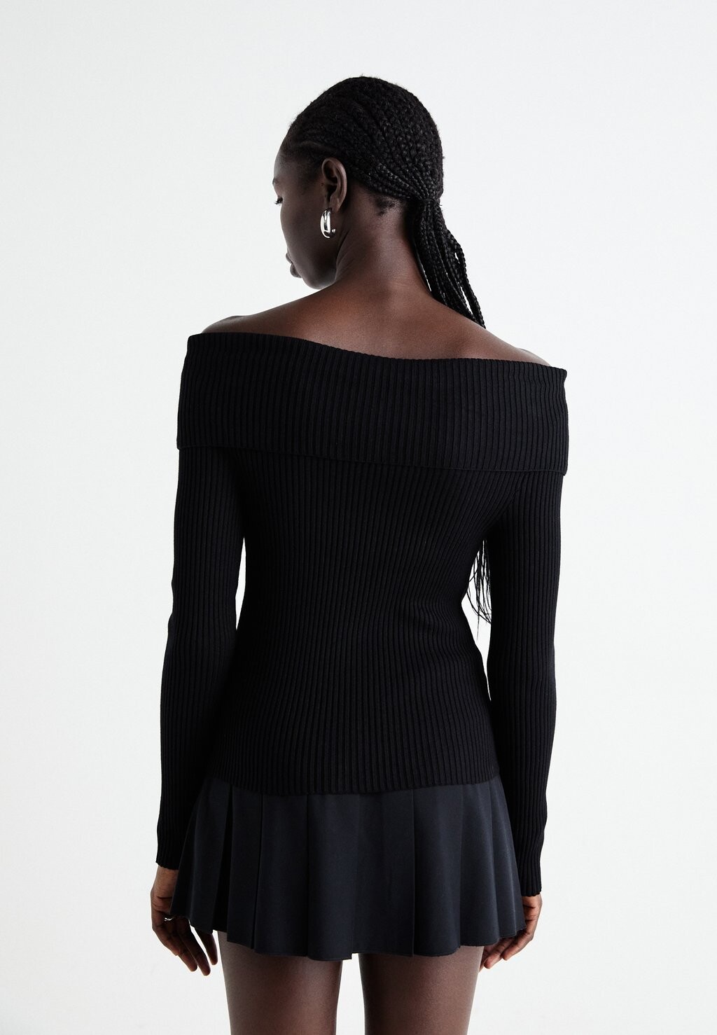 

Кардиган VANNA OFF SHOULDER ZIP CARDIGAN Weekday, черный