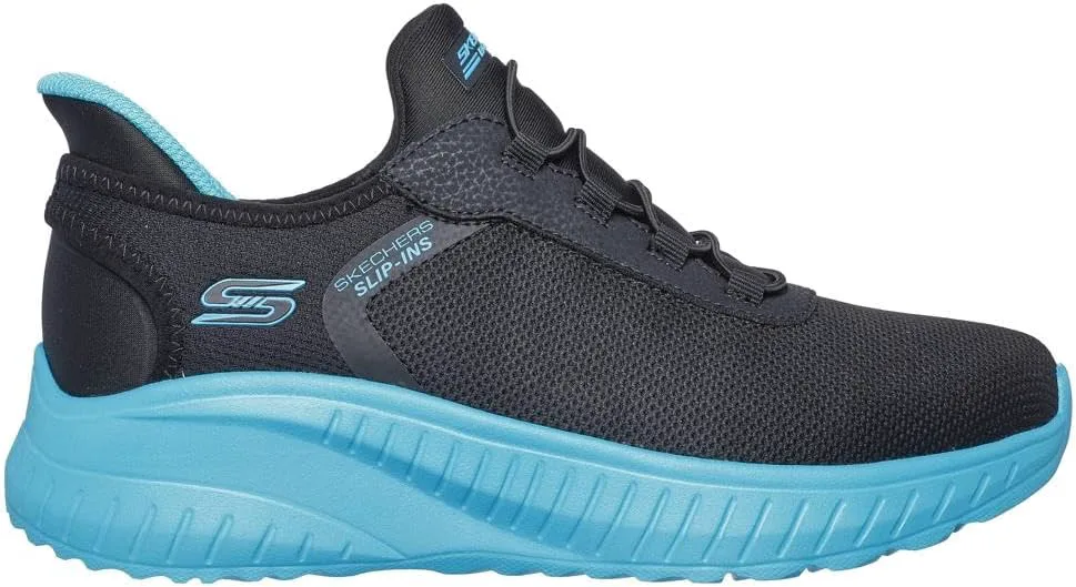 Мужские кроссовки Skechers Squad Chaos - Прочные слипоны для легкой ходьбы без использования рук, черный — фото 2