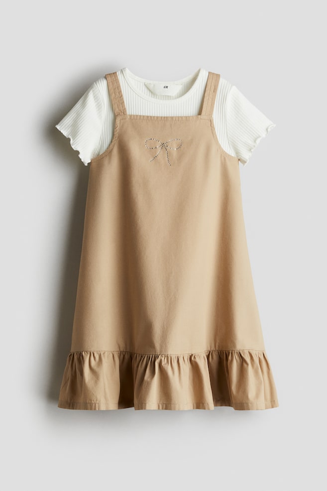 

Комплект из 2-х частей: платье и топ H&M, мультиколор