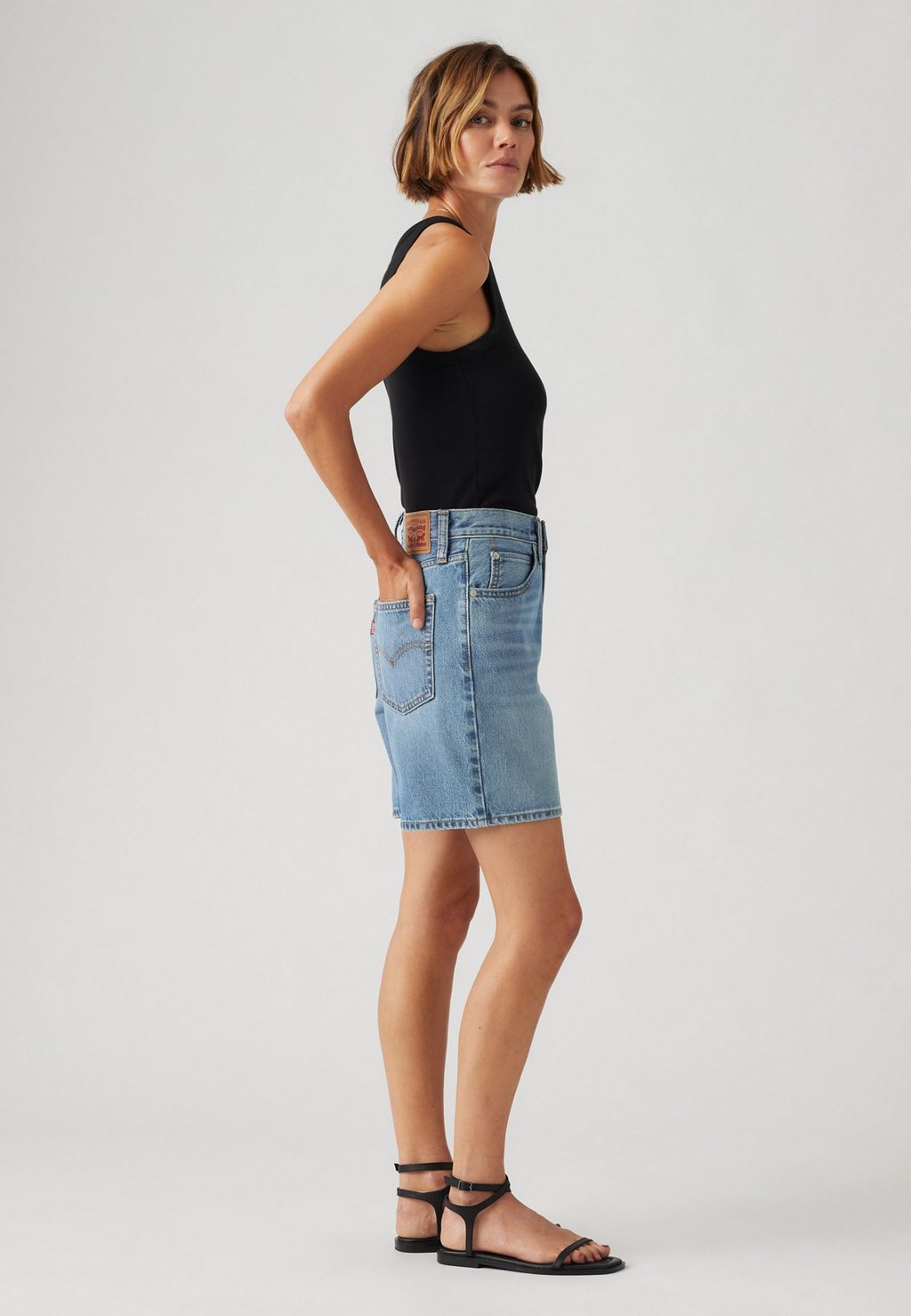 Джинсовые шорты 94 BAGGY SHORT Levi's, цвет Study Group Short — фото 4