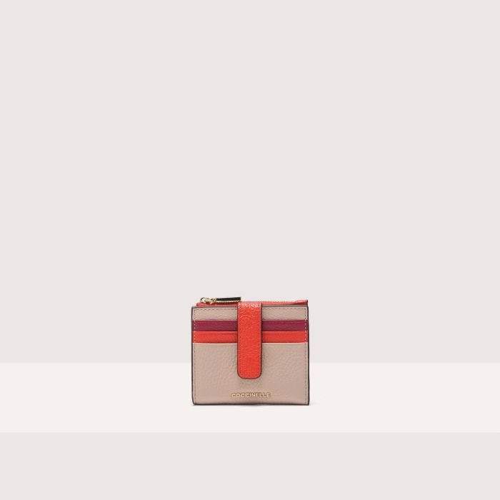 

Кошелек Coccinelle Metallic Tricolor, цвет Rosette/Gazpacho/Sangria