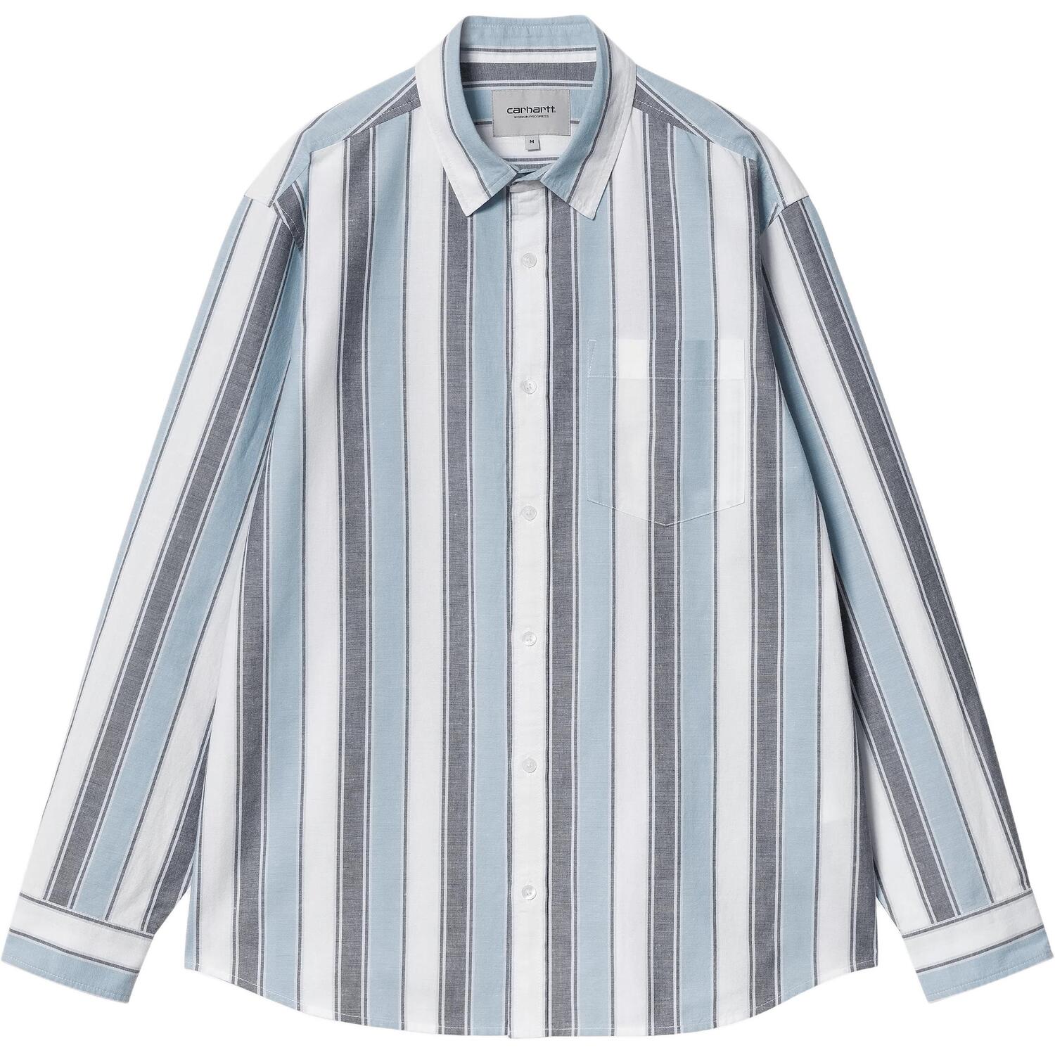 

Carhartt WIP SS25 Рубашка мужская светло-голубые