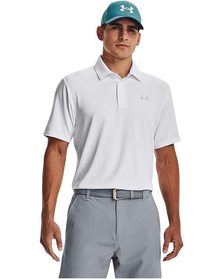 

Поло Under Armour Golf Playoff 3.0, цвет White/White/Halo Gray