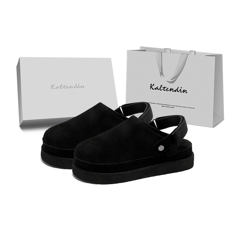 

Kaltendin Закрытые тапочки унисекс черные, цвет Black