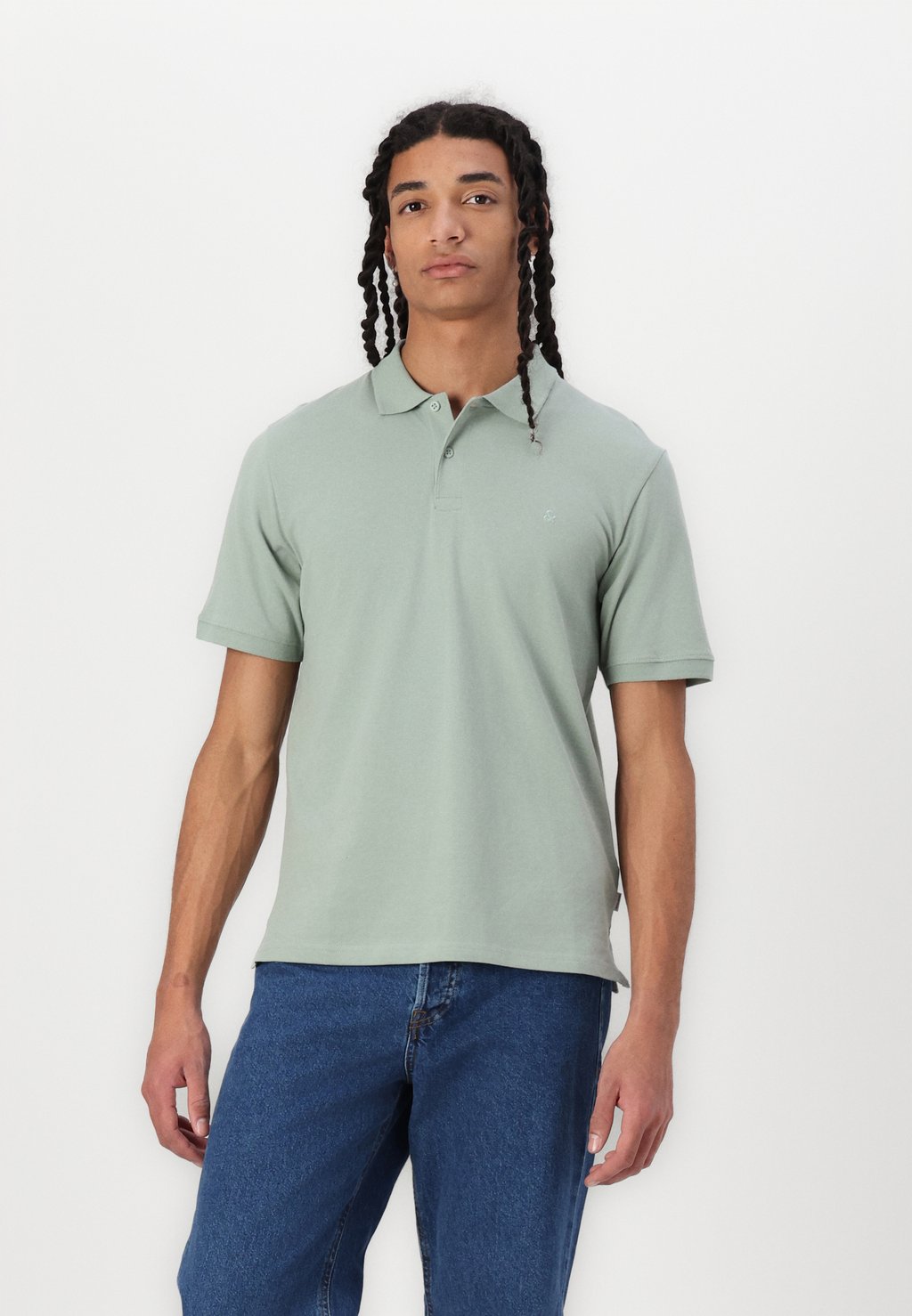 

Рубашка поло JJEBASIC Jack & Jones, светло-зеленый