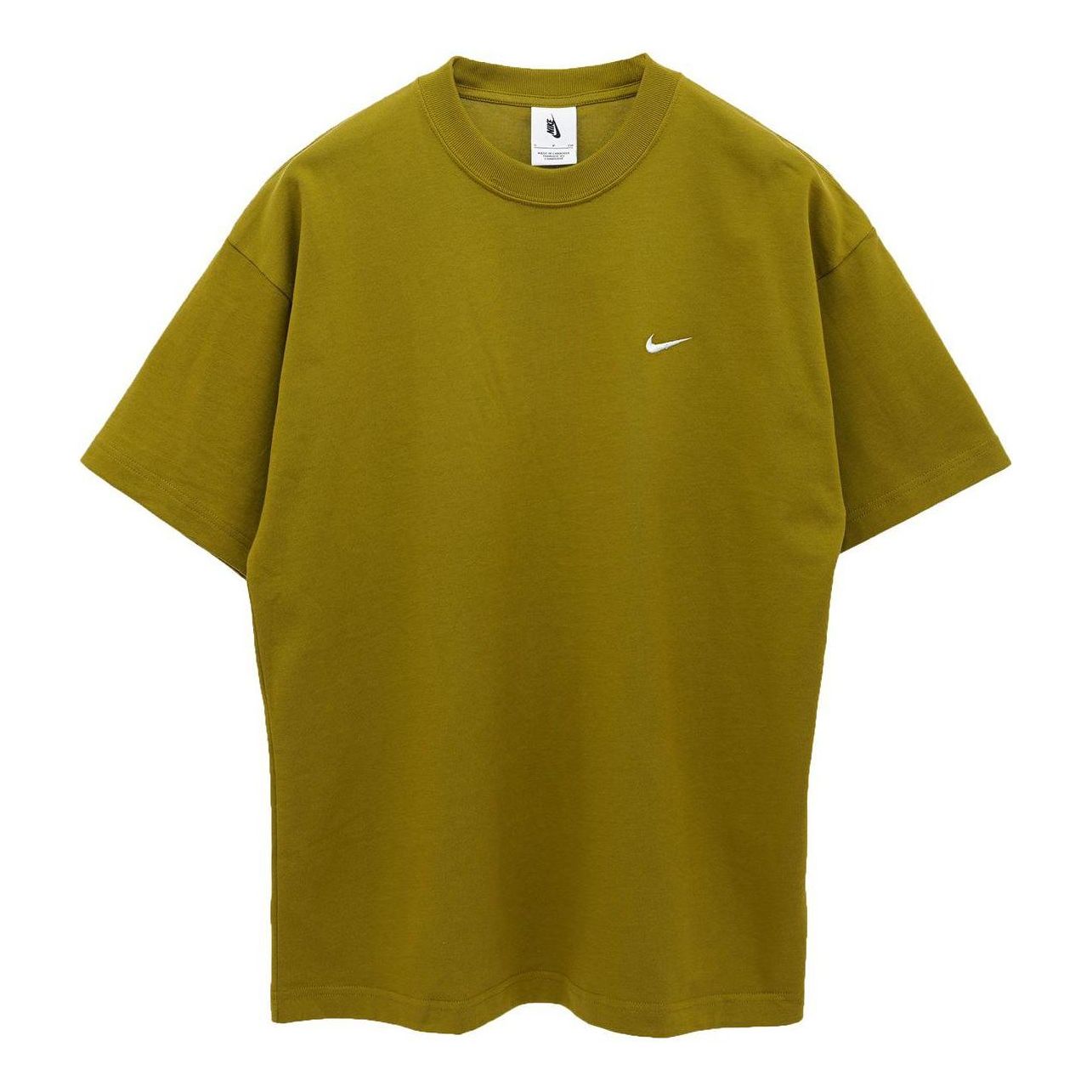 

Футболка Men's Nike Solo Swoosh Solid Color Sports Round Neck Short Sleeve Desert T-Shirt DA0321-318