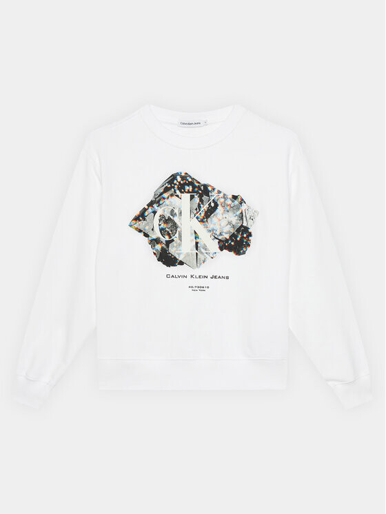 

Толстовка обычного кроя Calvin Klein, белый