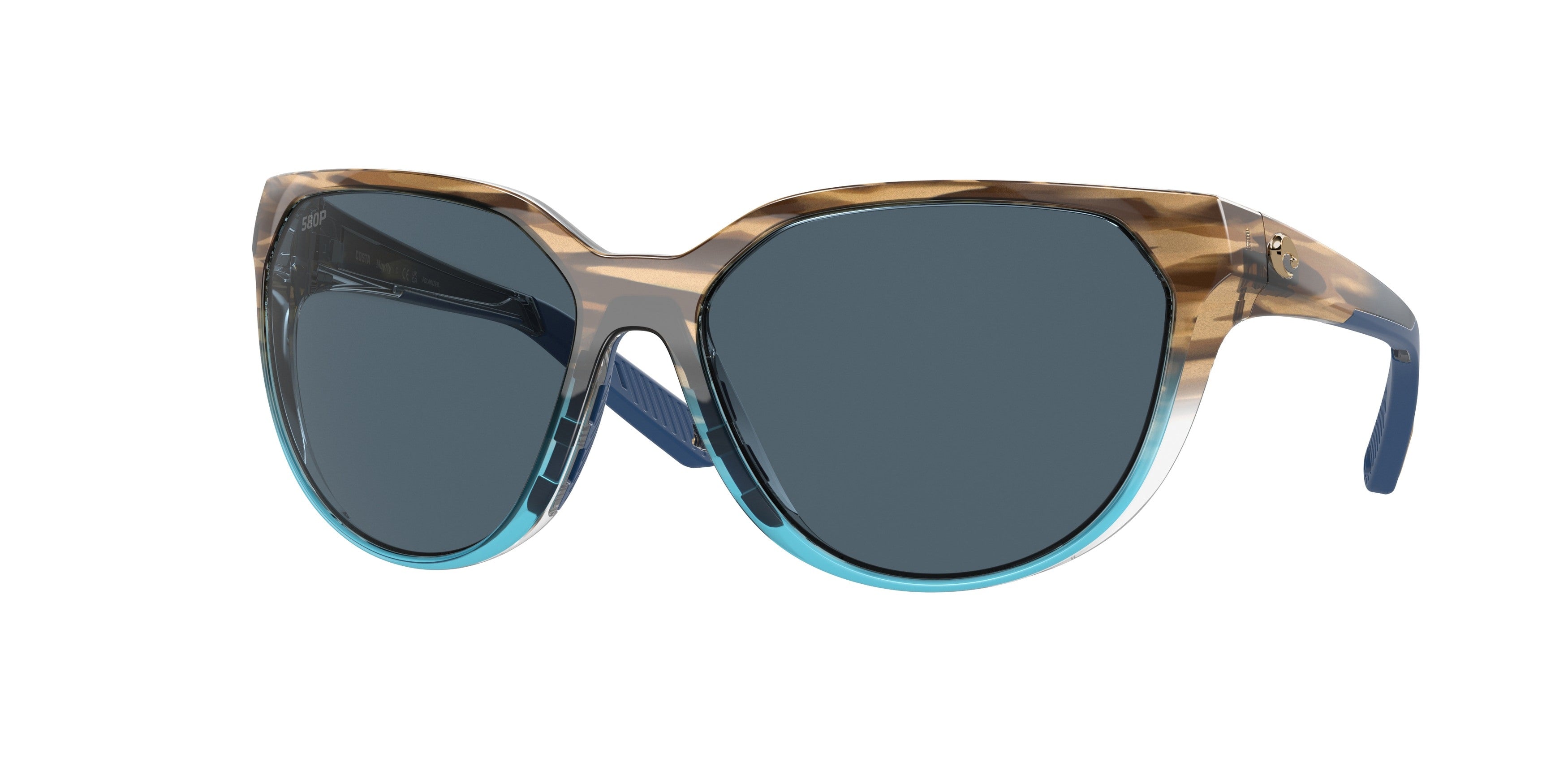 

Женские блестящие солнцезащитные очки Wahoo Costa del Mar 58 мм, цвет shiny wahoo