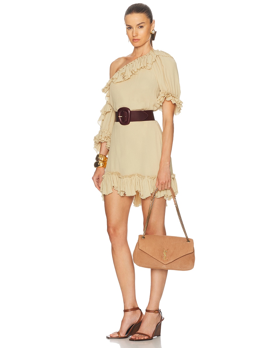 Средняя сумка Calypso Saint Laurent, Honey Caramel — фото 2
