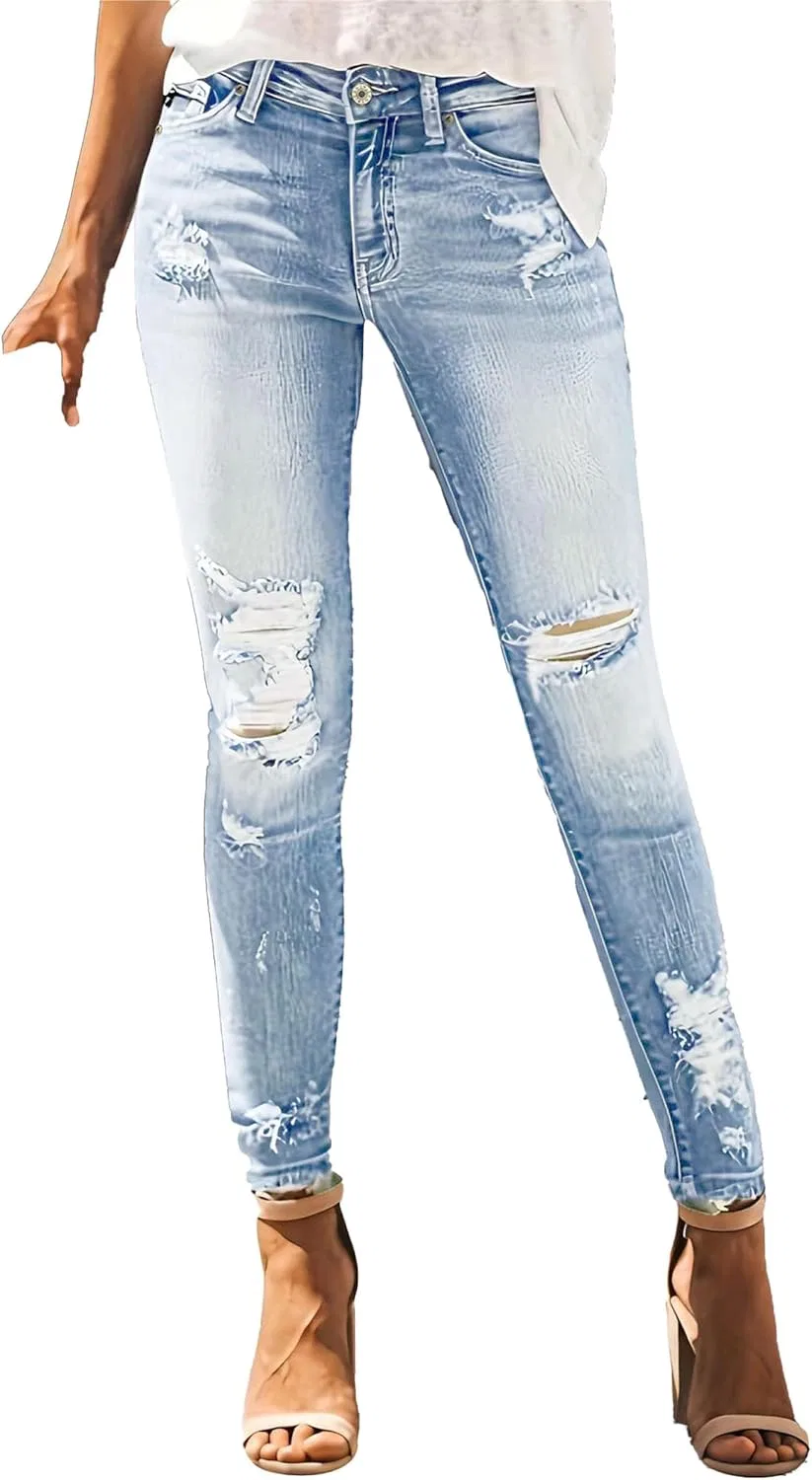 Джинсы skinny, Light Blue