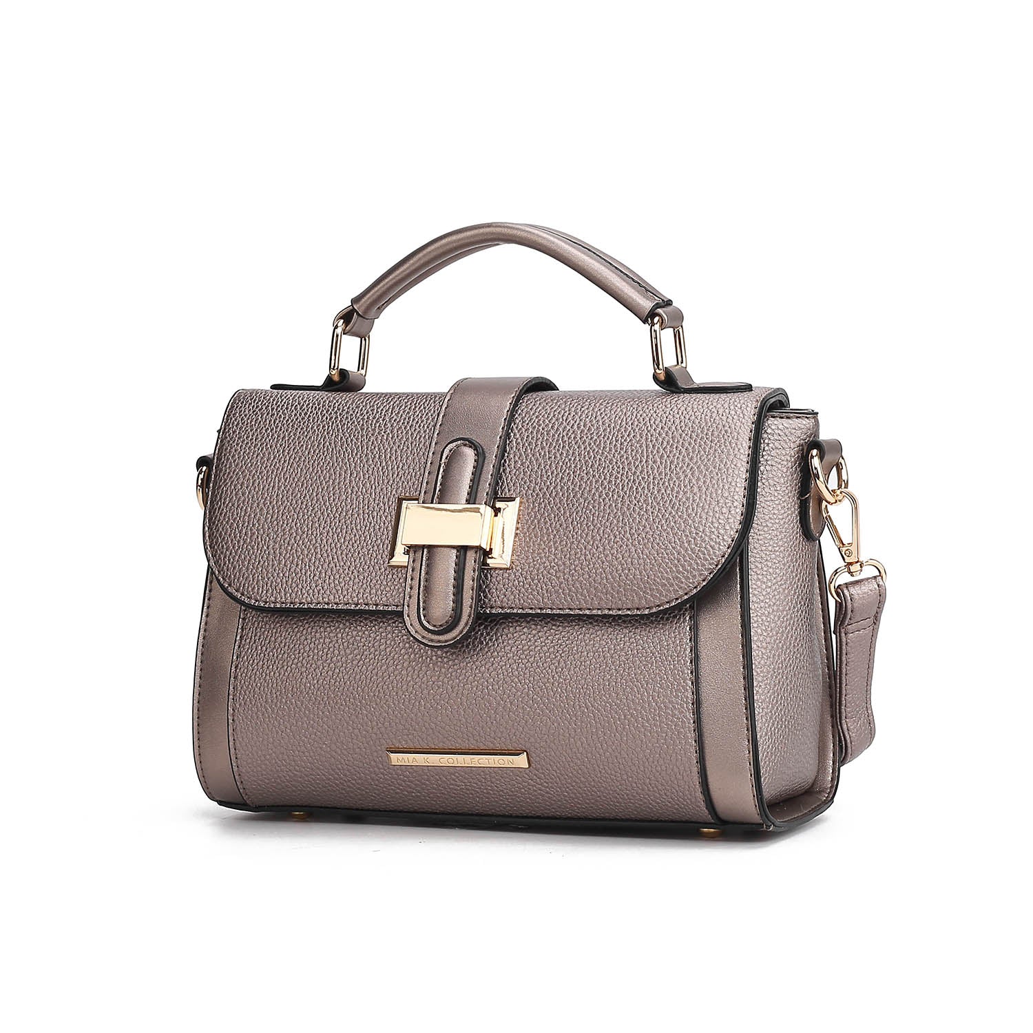 

Женская плечевая сумка Willa с цветными блоками из искусственной кожи от Mia K MKF, Sd Pewter