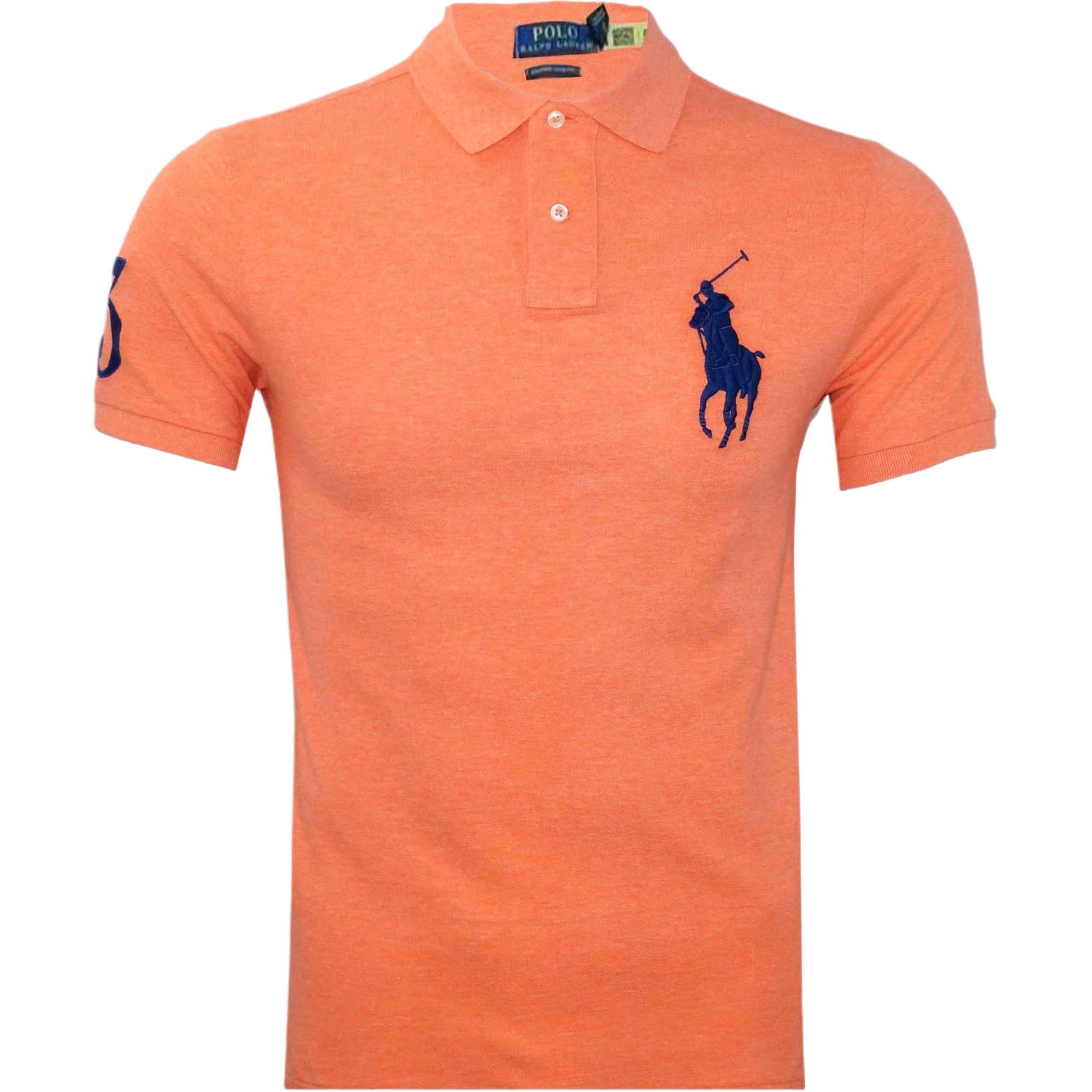 

Polo Ralph Lauren Мужская рубашка-поло оранжевого цвета