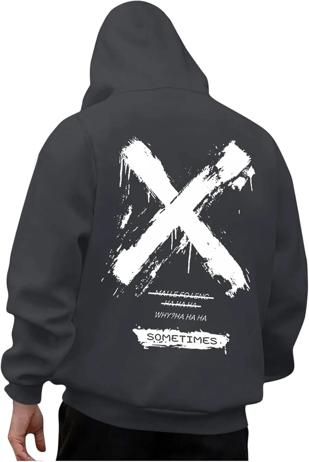 

Мужской хип-хоп худи с принтом FQZWONG