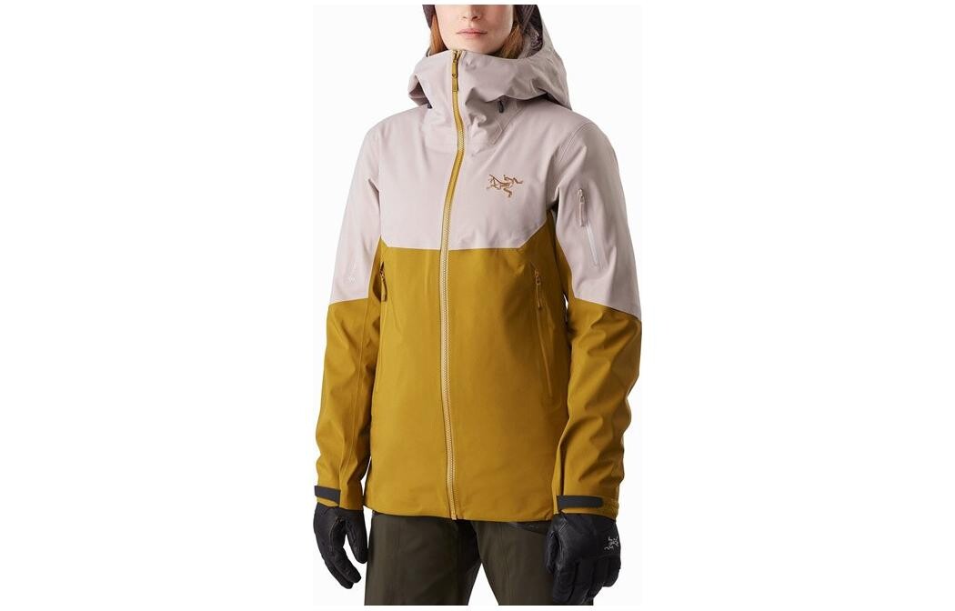 Куртка женская Arcteryx Eris Windbreaker, розовый / желтый — фото 4