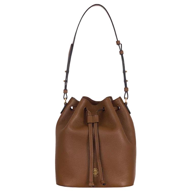 

BALLY Кожаная сумка через плечо из коровьей кожи для женщин Brown