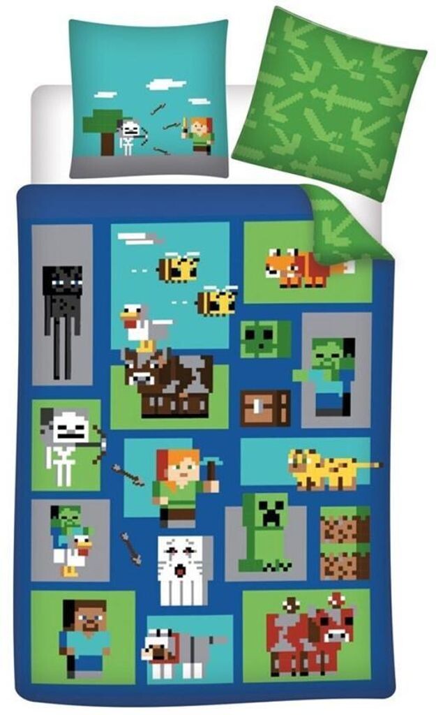 

Пододеяльник Minecraft Play - 140 x 200 см - хлопок Aymax
