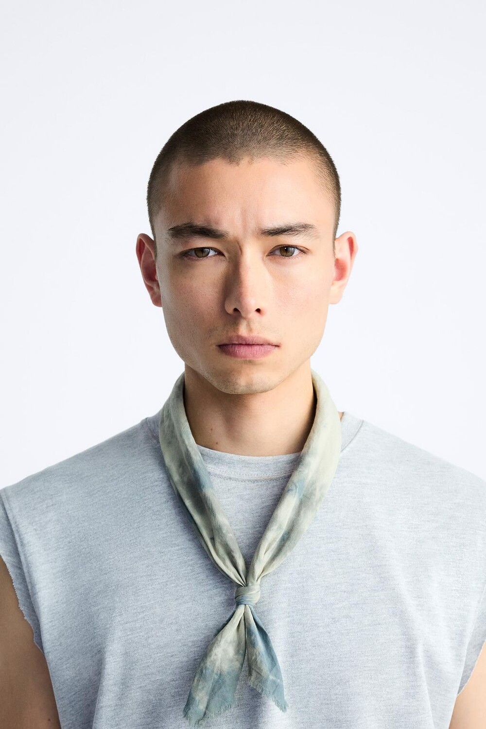 

Бандана Zara Tie-dye Print, зеленый