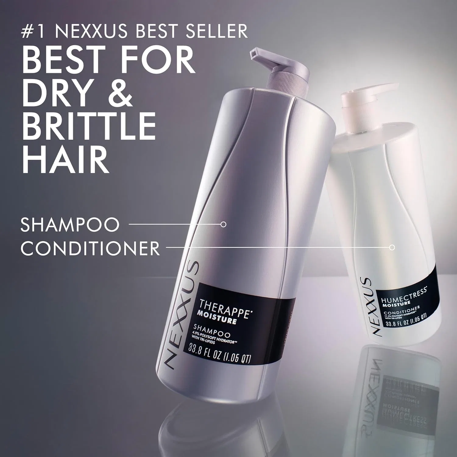 Увлажняющий кондиционер Nexxus Humectress Ultimate Moisture для сухих волос, 1000 мл Nexxus — фото 4