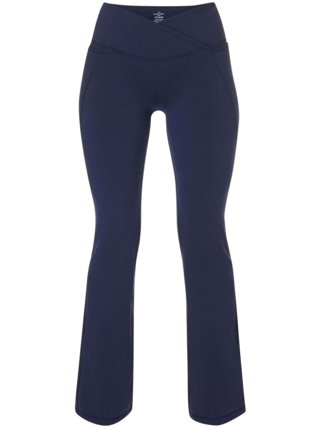 

Sweaty Betty леггинсы Power Bootcut Wrap Waist, синий