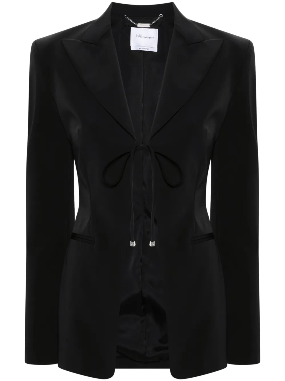 

Однобортный блейзер Monopetto BLUMARINE, черный